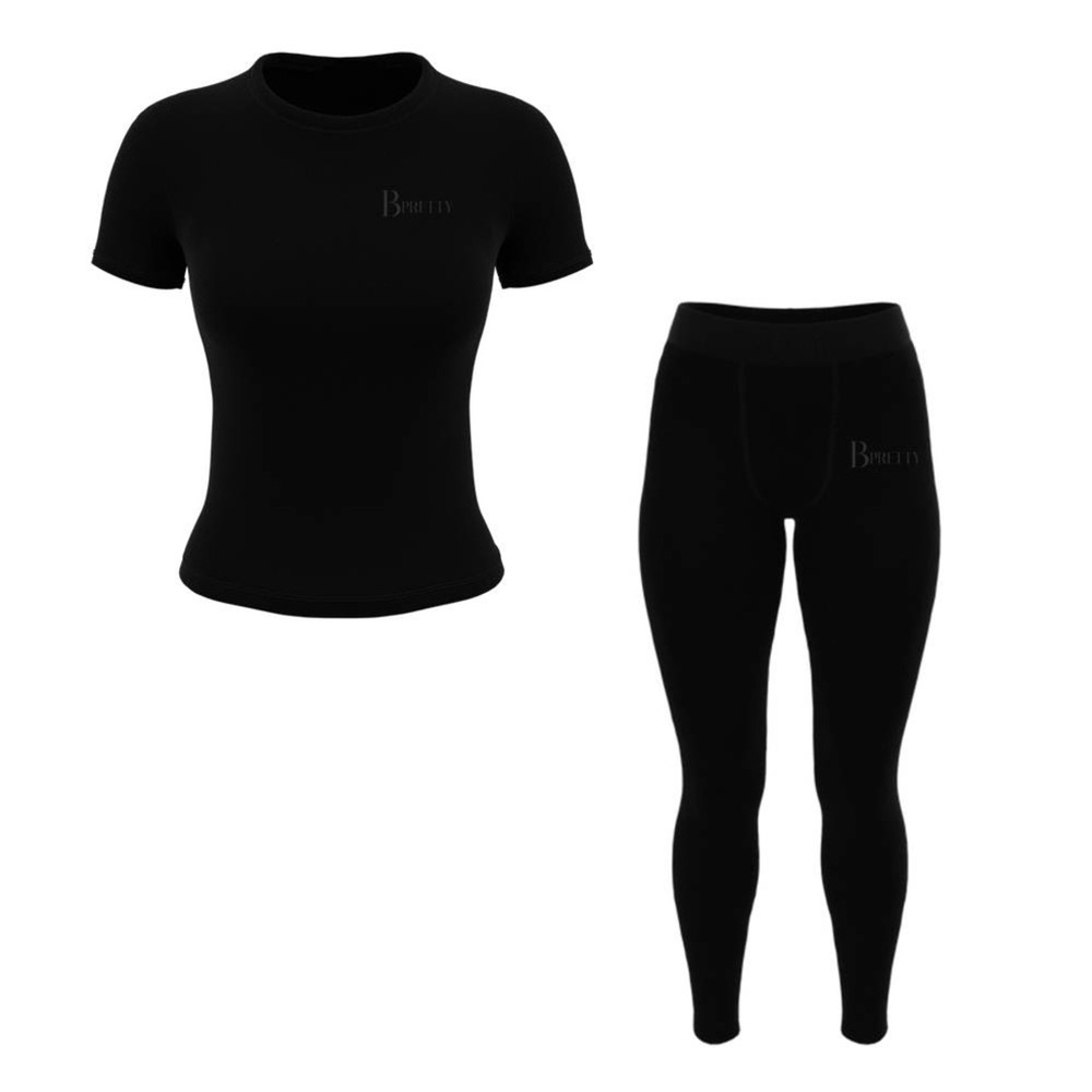 B Pretty Black Loungewear